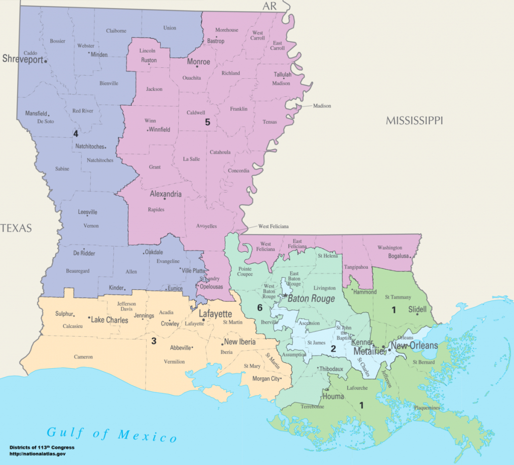 Louisiana&amp;#039;s Congressional Districts - Wikipedia - Texas Us Representative District Map
