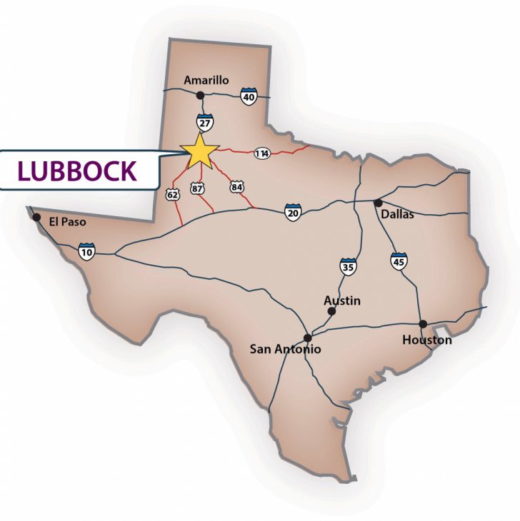 Where Is Lubbock Texas On The Map