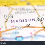 Madison Florida Usa On Map Stock Photo (Edit Now) 1120490483   Madison Florida Map