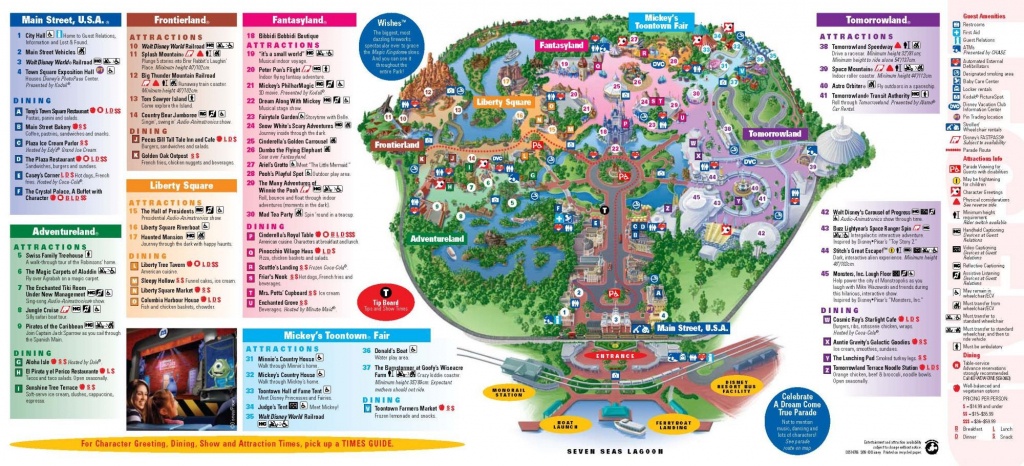 Magic Kingdom Downloadable Map |  À Magic Kingdom À Walt Disney - Walt Disney World Printable Maps