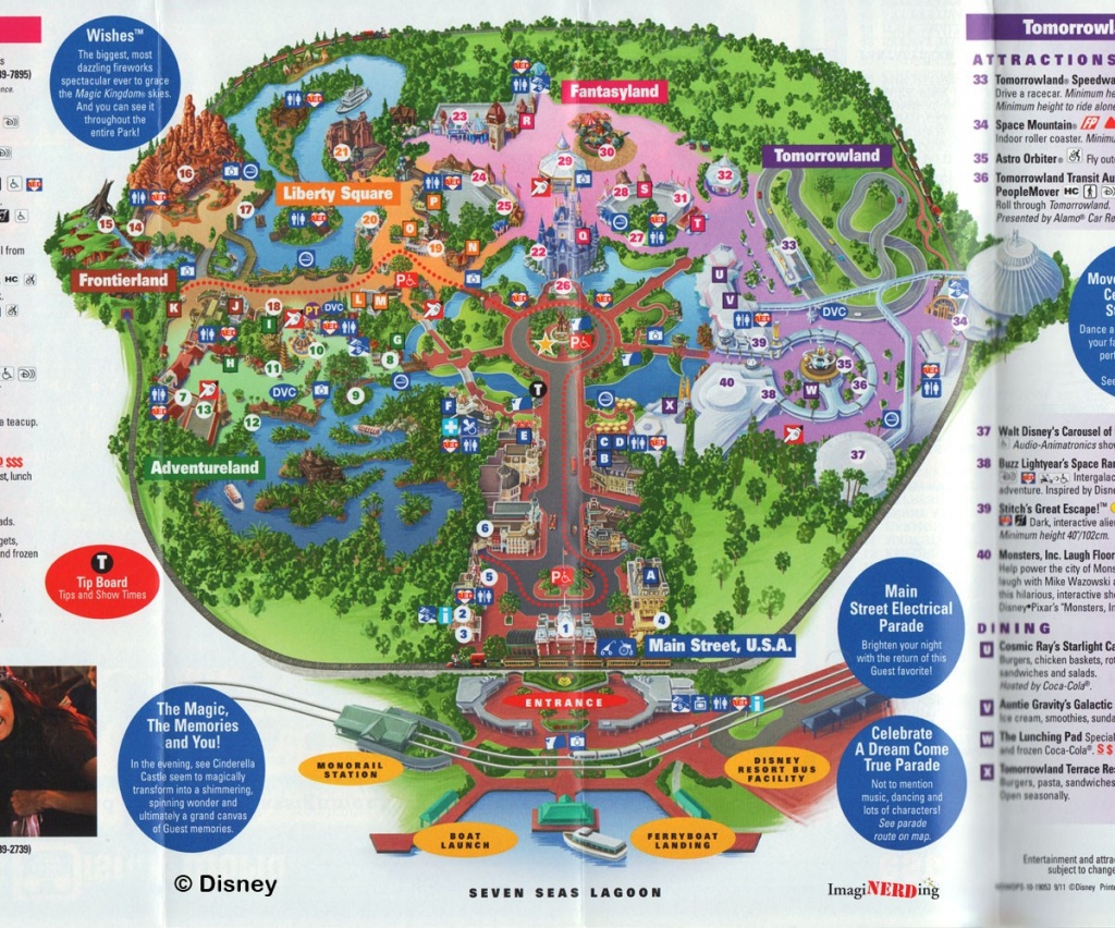 Magic Kingdom Maps Galore! - Imaginerding - Magic Kingdom Florida Map