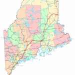 Maine Printable Map   Printable Map Of Maine