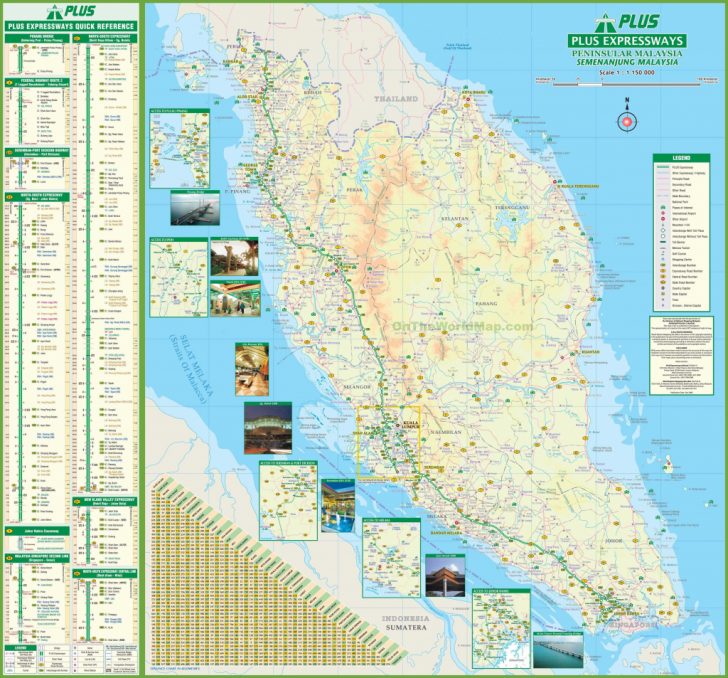 Printable Map Of Malaysia