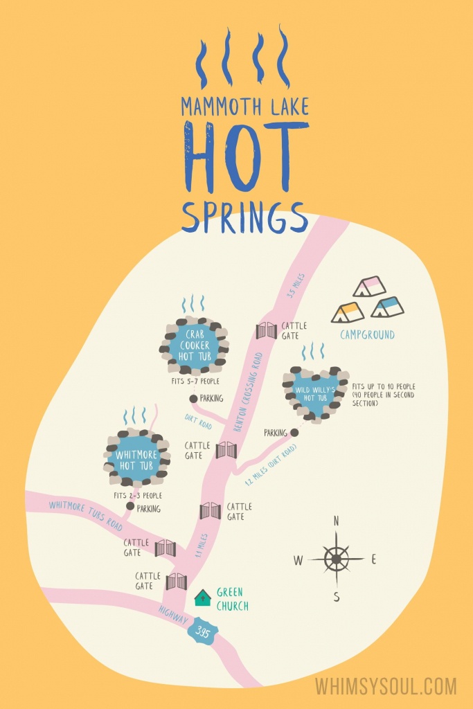 Mammoth Lakes Hot Springs (Complete Guide + Map!) | Travel Guides - Lakes In California Map