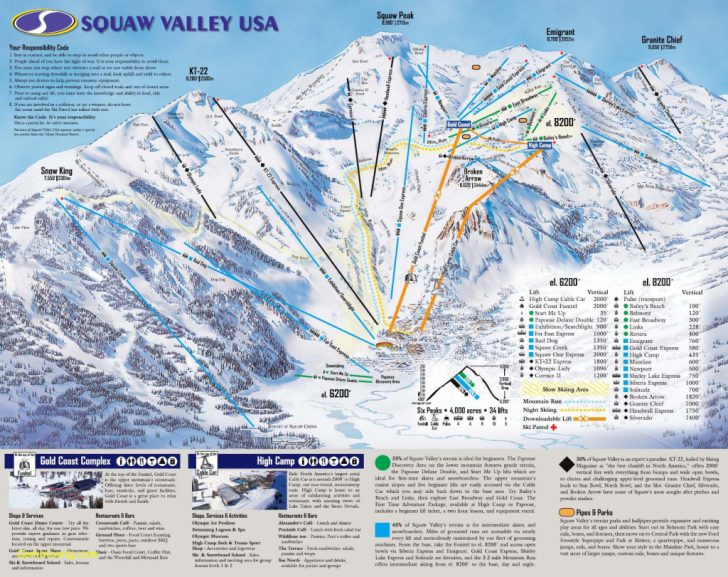 Mammoth Ski Resort Map Take A Look At This Mammoth Mountain Trail