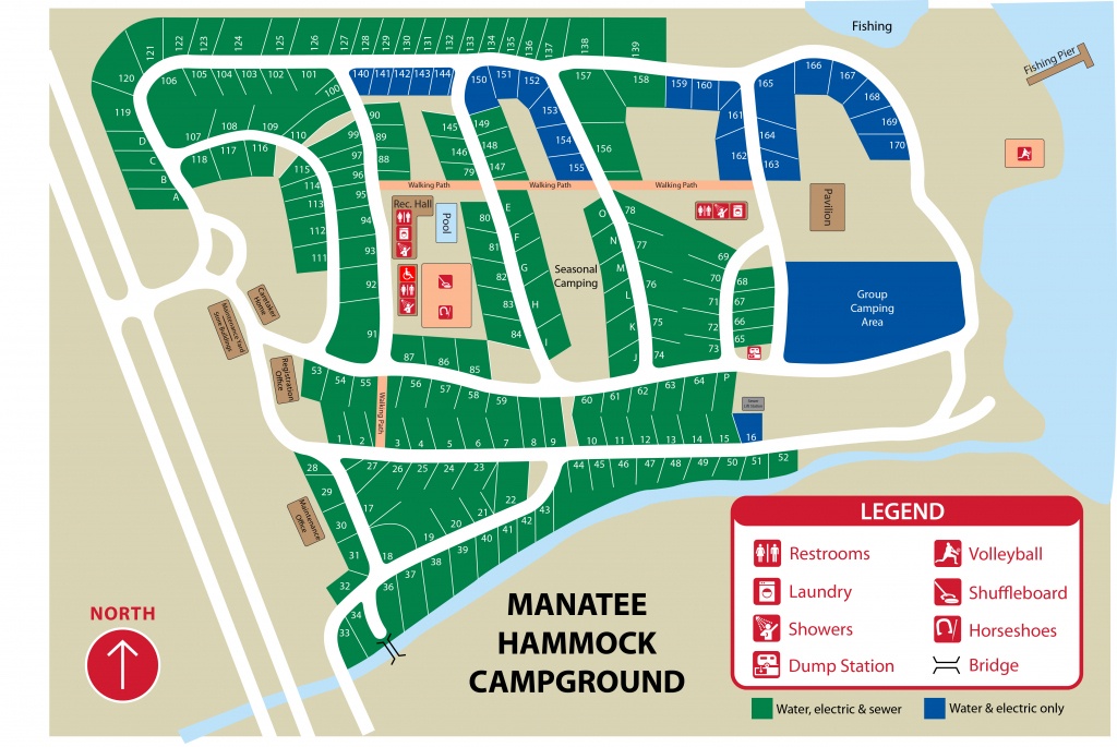 Manatee Hammock Park - Florida Campgrounds Map