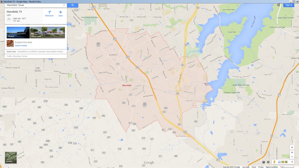 Mansfield Texas Map - Mansfield Texas Map