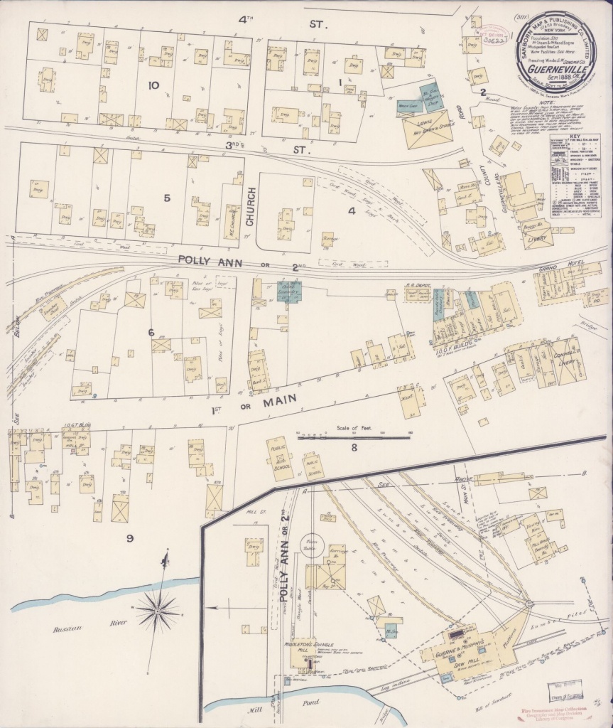 Map, California, Sonoma County | Library Of Congress - Thomas Guide Southern California Arterial Map