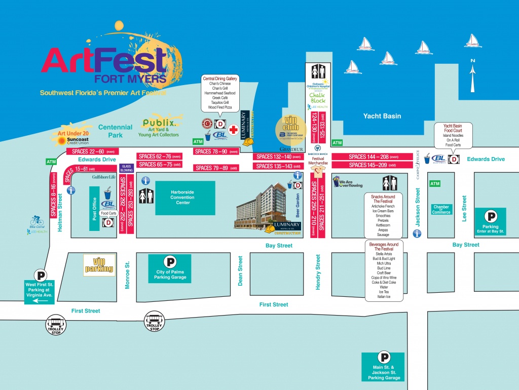 Map, Directions, Parking - Street Map Of Fort Myers Florida