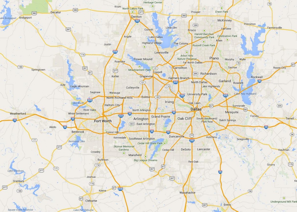 Map Fort Worth - Map Of Fort Worth (Texas - Usa) - Fort Worth Texas Map