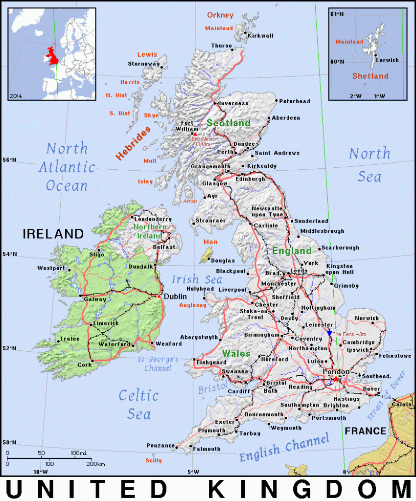 Map Free Printable Road Maps Uk - Berkshireregion - Uk Map Printable Free