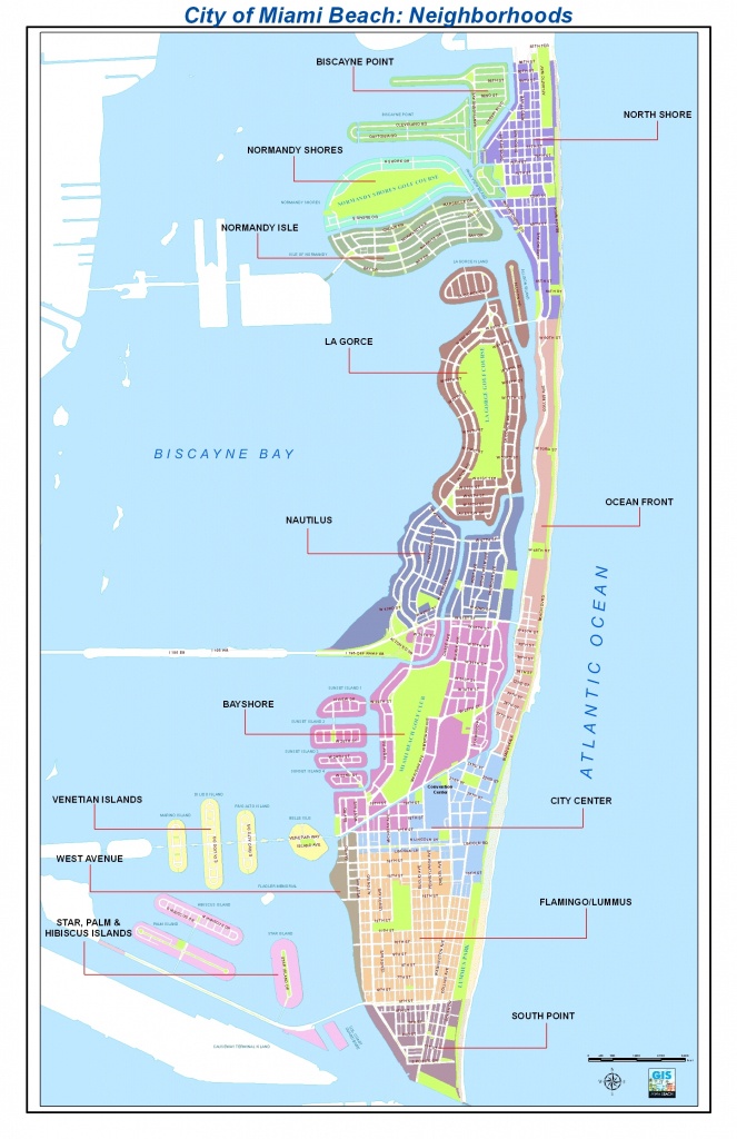 Map Miami Beach | Dehazelmuis - Map Of Miami Beach Florida
