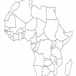 Map Of Africa Template | Silhouettes | Africa Outline, Map Outline   Free Printable Map Of Africa