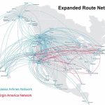 Map Of Alaska Airlines Flights | Map Of Us Western States   Alaska Airlines Printable Route Map