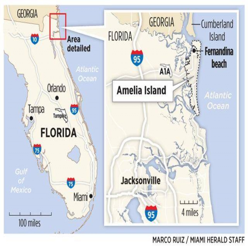 Map Of Amelia Island Florida Amelia Island Florida Map 