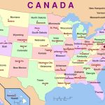 Map Of America States And Capital Cities | Download Them And Print   Printable Us Map With States And Capitals