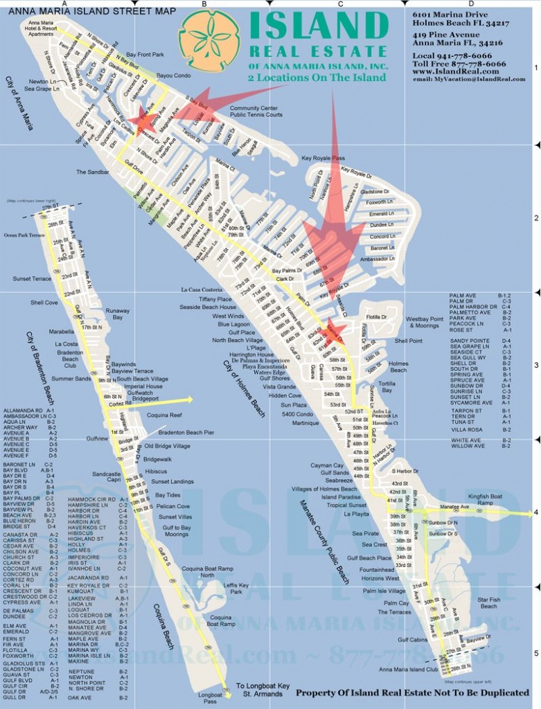 Map Of Anna Maria Island - Zoom In And Out. | Anna Maria Island In - Florida Public Beaches Map