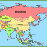 Map Of Asia With Countries And Capitals   World Map With Capitals Printable