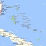 Map Of Bahamas. Shows Country Borders, Urban Areas, Place Names   Map Of Florida And Bahamas