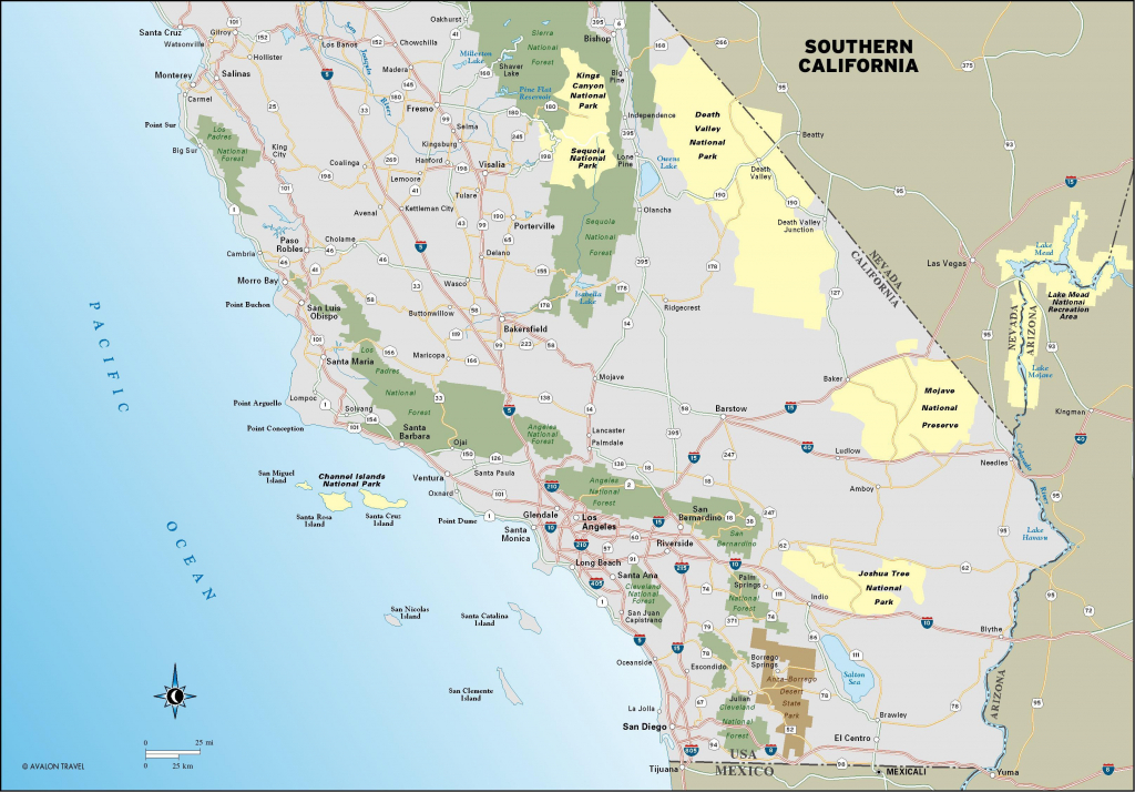 Map Of California Coastline Cities – Map Of Usa District - Map Of California Coastline