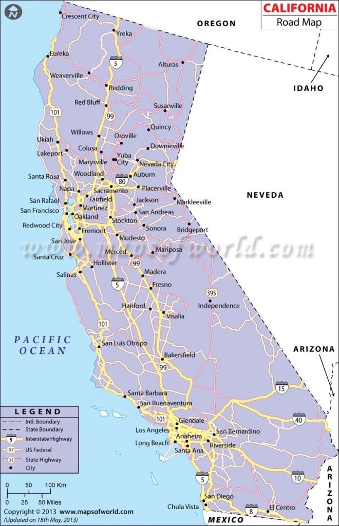 Map Of California Coastline Cities – Portal4Travel Within Map Of - Map Of Southern California Beach Cities