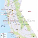 Map Of California. Map Of Central California Coastal Cities   Map Of Central And Southern California Coast