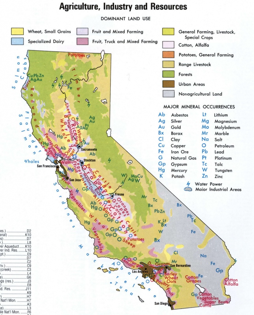 Map Of California National Parks And Monuments And Travel - Map Of California National Parks And Monuments