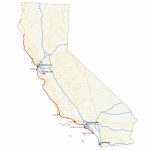 Map Of California Route 1 | Download Them And Print   California Oversize Curfew Map