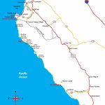 Map Of California's Central Coast   Big Sur, Carmel, Monterey   Map Of California Coastline