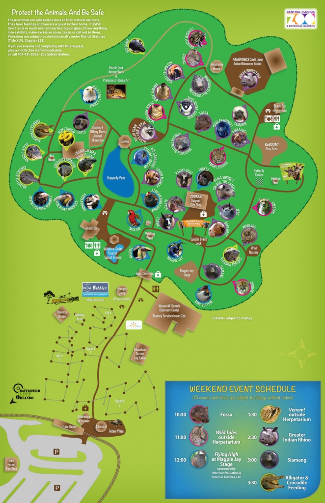 Map Of Central Florida Zoo | Download Them And Print - Central Florida Zoo Map