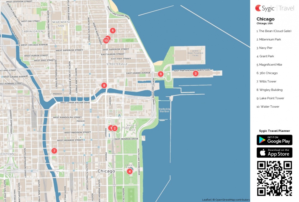 Map Of Chicago Printable Tourist 87318 Png Filetype | D1Softball - Chicago Tourist Map Printable