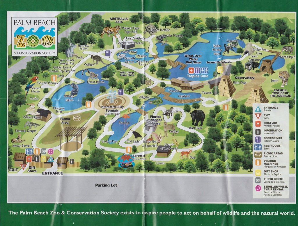 Map Of Complex | Palm Beach Zoo | Palm Beach, Beach, Map - Zoos In Florida Map