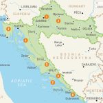 Map Of Croatia | Croatia Regions | Rough Guides   Printable Map Of Croatia