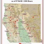 Map Of Current Fires In Northern California | Secretmuseum   Map Of Current Forest Fires In California