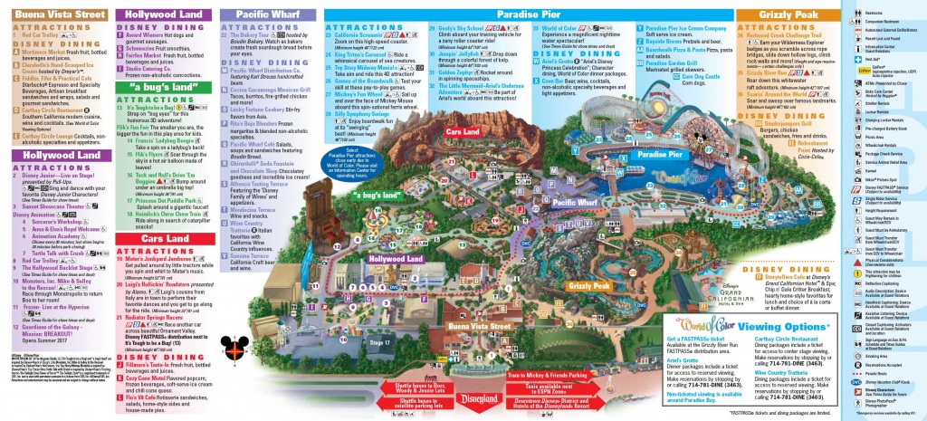 Map Of Disney World Los Angeles | Download Them And Print - Disney World California Map