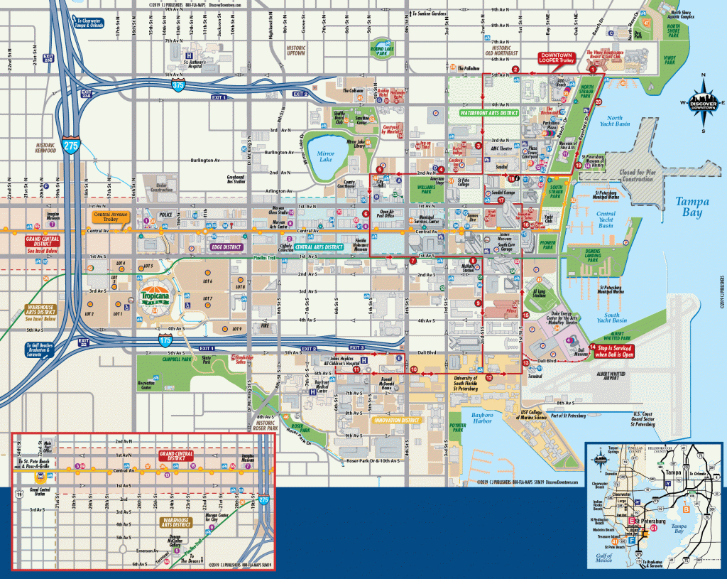 Map Of Downtown St Petersburg - The Official Downtown St Petersburg - Florida Brewery Map