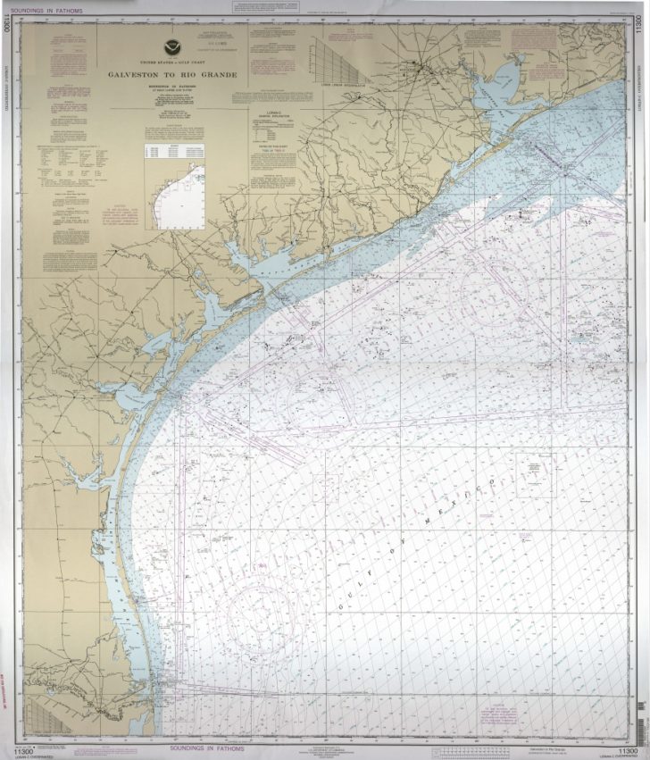 Texas Gulf Coast Fishing Maps