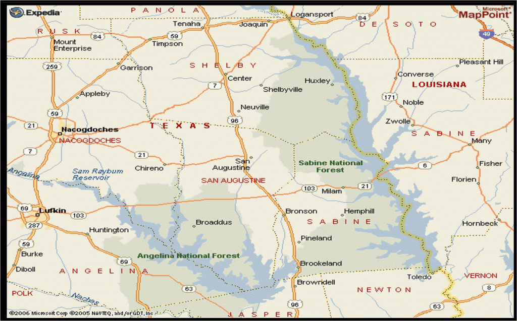 Map Of East Texas Lakes | Secretmuseum - Texas Lakes Map