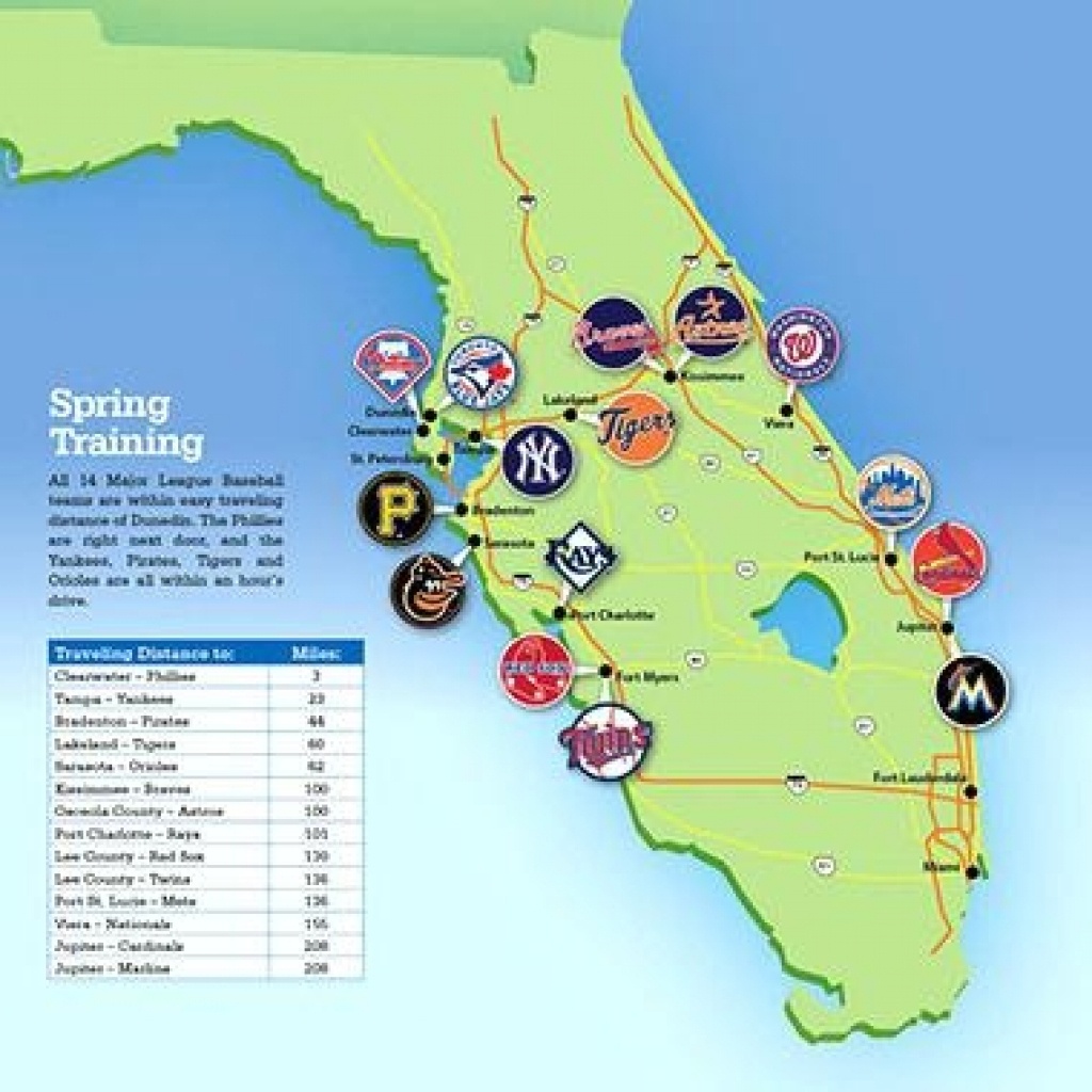 Map Of Fl Spring Training Sites | Download Them And Print - Florida Spring Training Map