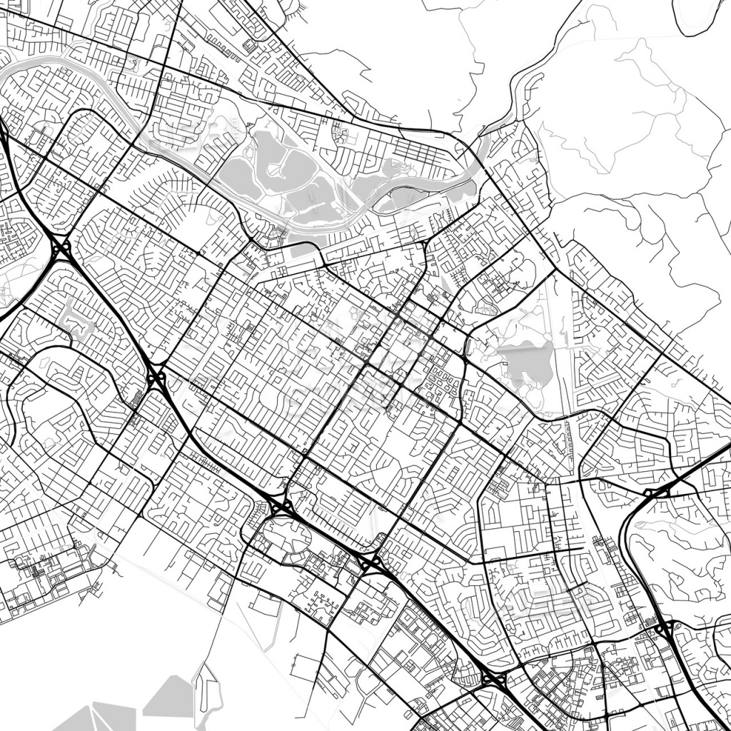 Map Of Fremont, California | Hebstreits Sketches - Fremont California Map