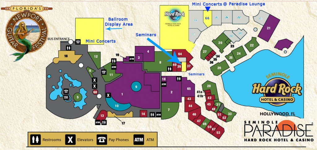 Map Of Hard Rock Casino Fort Lauderdale | Download Them And Print - Map Of Seminole Casinos In Florida