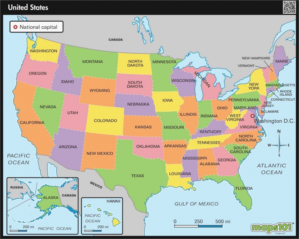 Map Of Hawaii And California United States Map With Mileage Scale - Hawaii California Map