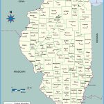 Map Of Illinois Counties With Names Towns Cities Printable   Illinois County Map Printable