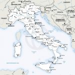 Map Of Italy Political In 2019 | Free Printables | Map Of Italy   Printable Map Of Italy