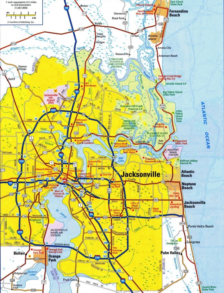 Map Of Jacksonville Fl | D1Softball - Mayo Clinic Florida Map