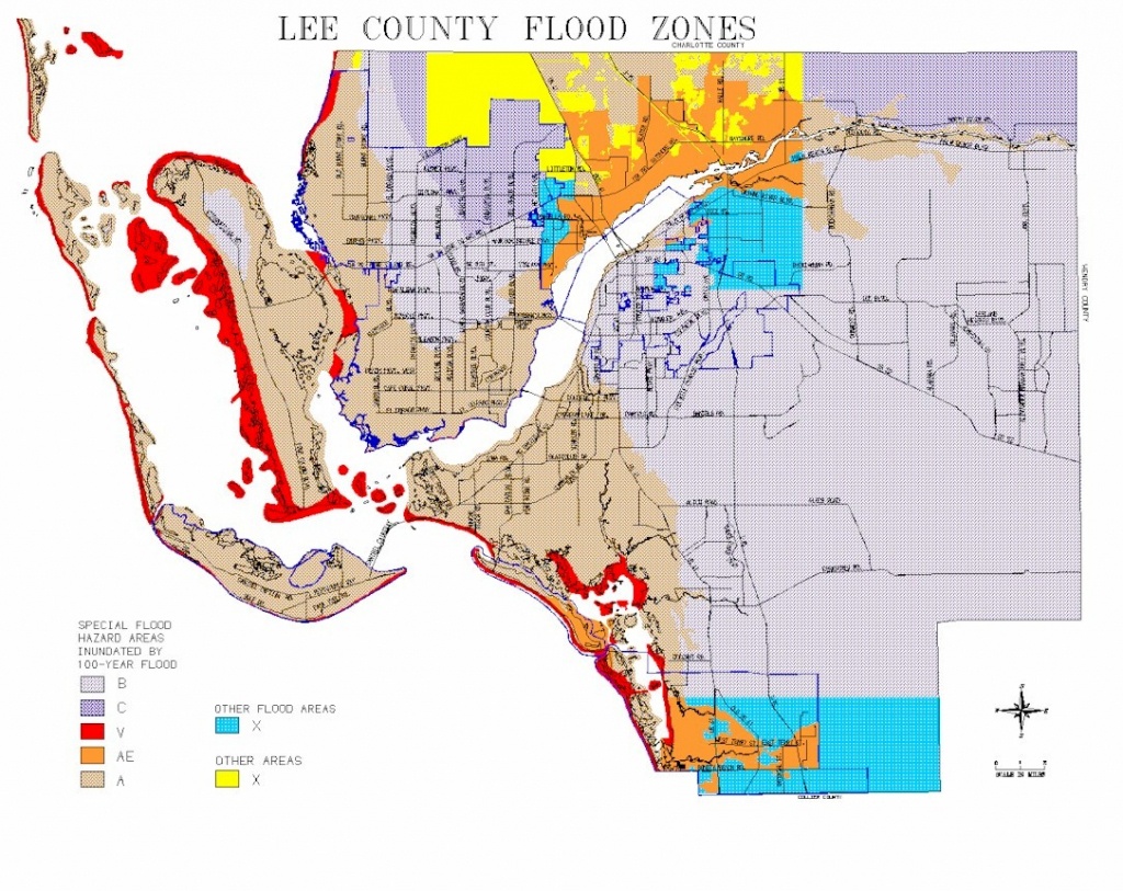 Map Of Lee County Flood Zones - South Florida Flood Map