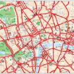 Map Of London Tourist Attractions, Sightseeing & Tourist Tour   Printable Street Map Of Central London