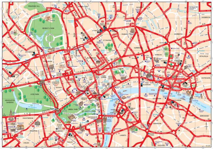 Printable Street Map Of London