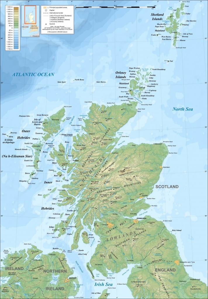 Map Of Mainland Scotland Northern England And Ireland And Printable Map Of Ireland And Scotland 
