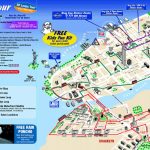 Map Of New York City Attractions Printable |  Tourist Map Of New   Manhattan Sightseeing Map Printable